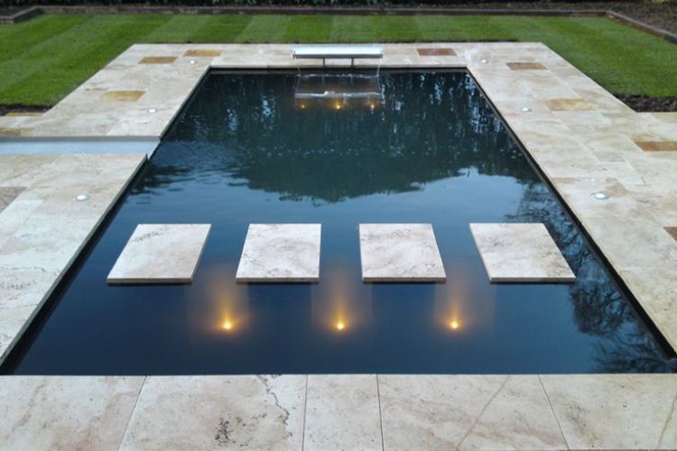 swimming pool stepping stones