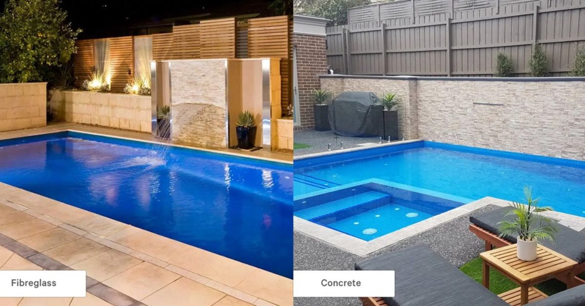 Fiberglass Pools vs. Concrete Pools