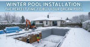 Winter Pool Installation