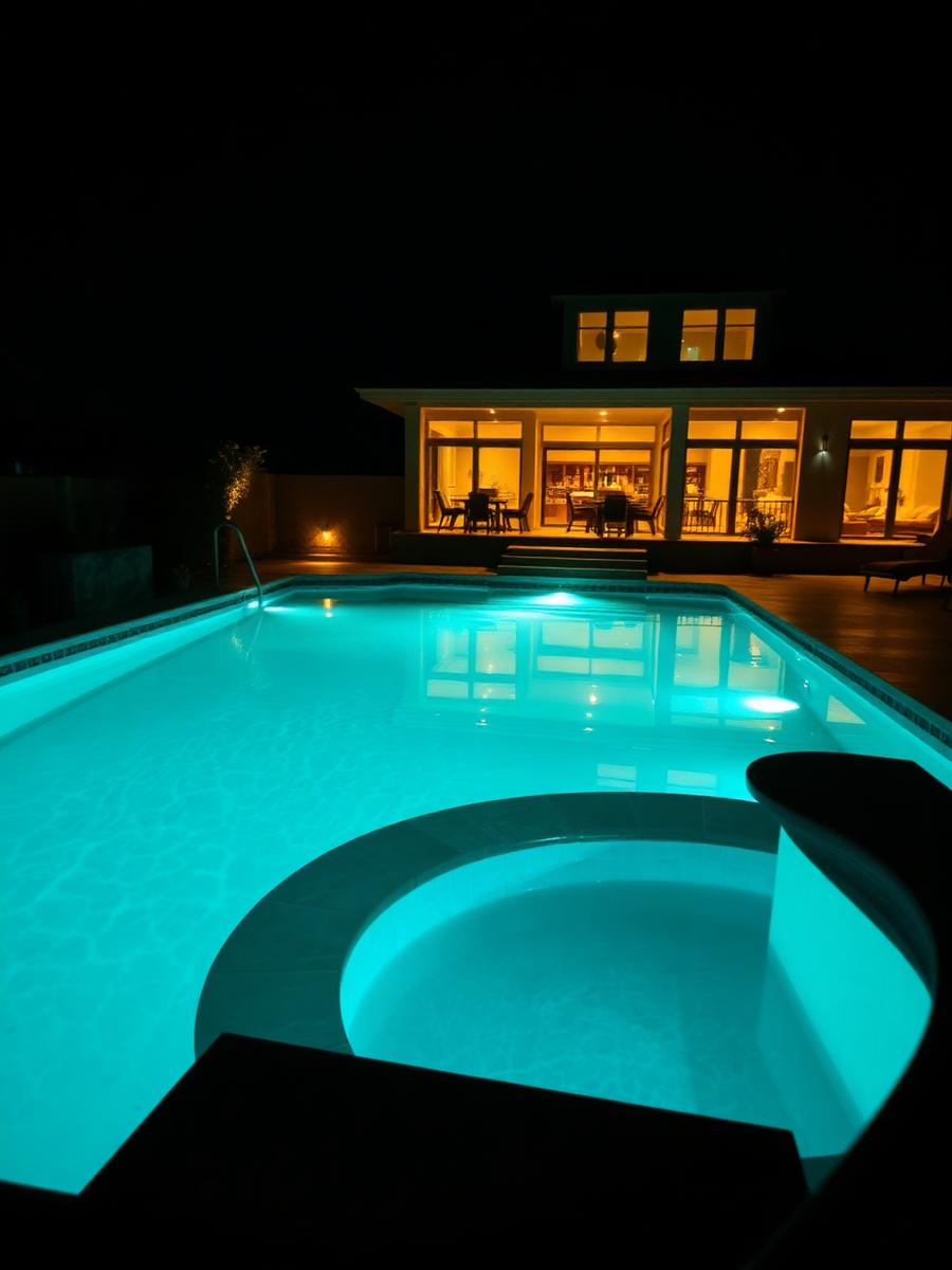 Luxury Fiberglass Pool