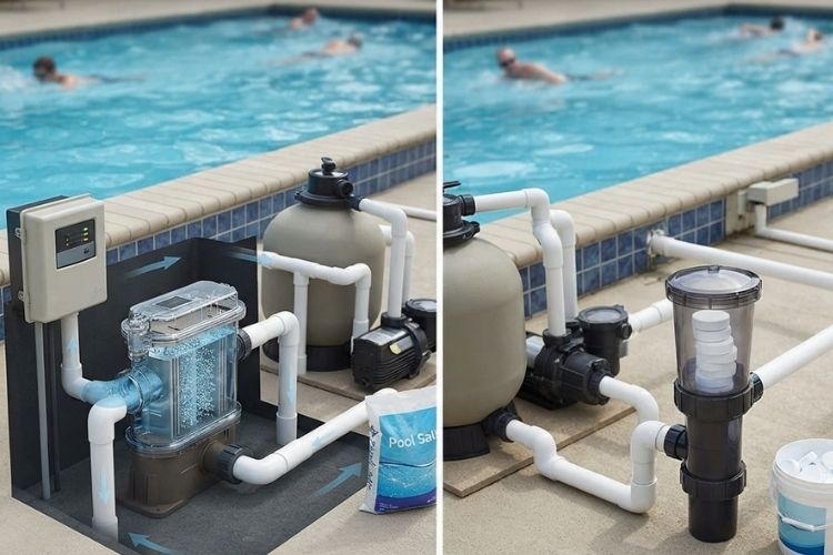 Saltwater and Chlorine Pools Work